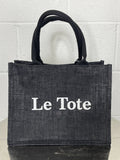 Le Tote Original Small Jute Tote Bag