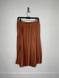 Solitaire Satin Accordion Pleat Skirt