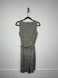 Kay Unger Tweed Emroidered Dress