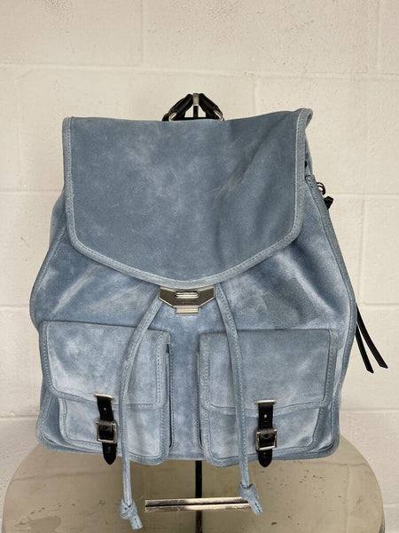 Rag & Bone Suede Backpack with Leather Straps