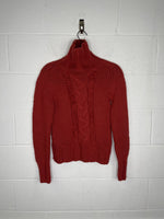 BCBG VINTAGE Modern Cable Knit Mock Turtle