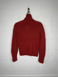 BCBG VINTAGE Modern Cable Knit Mock Turtle